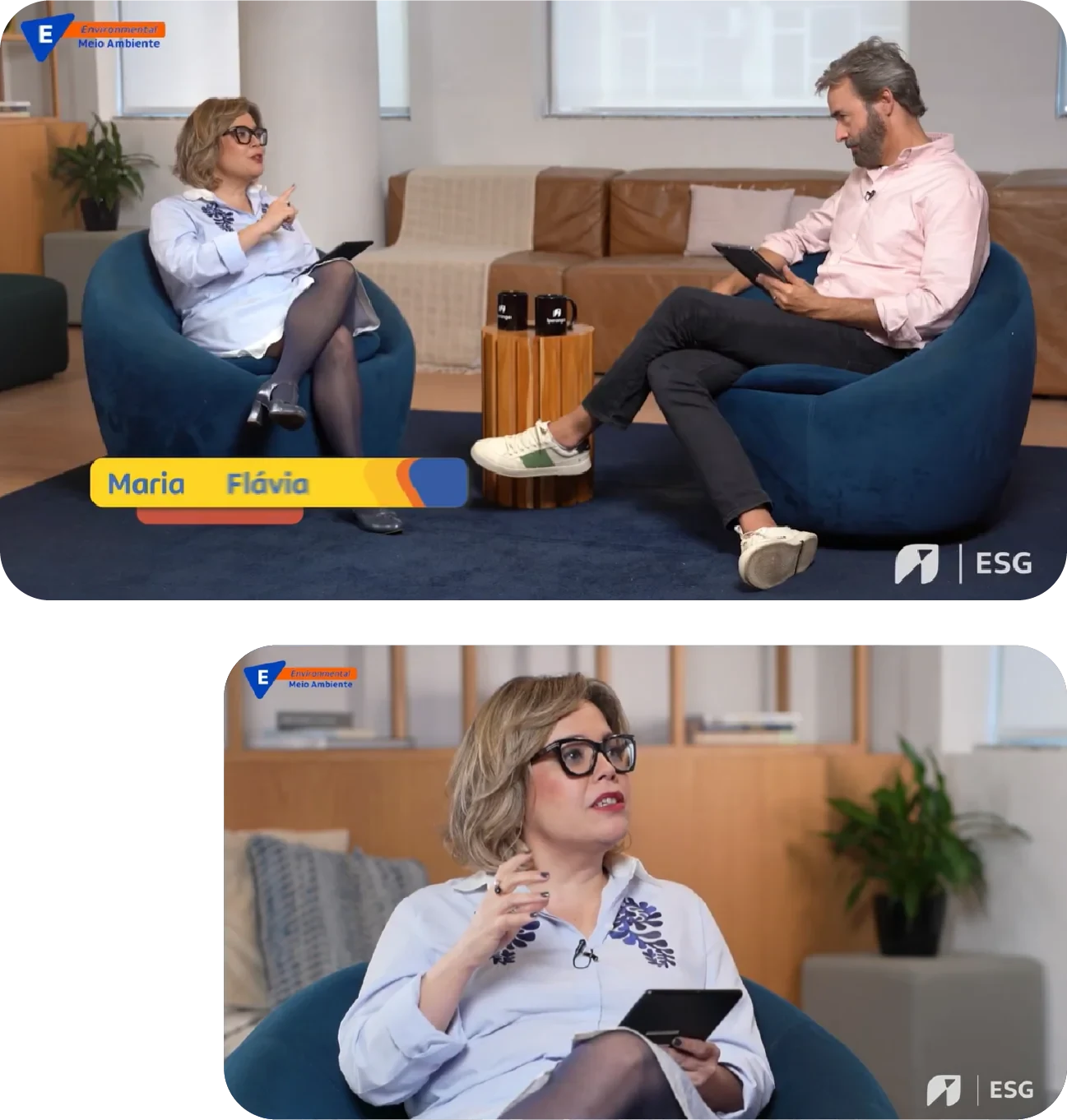 Telas do projeto ESG IPIRANGA