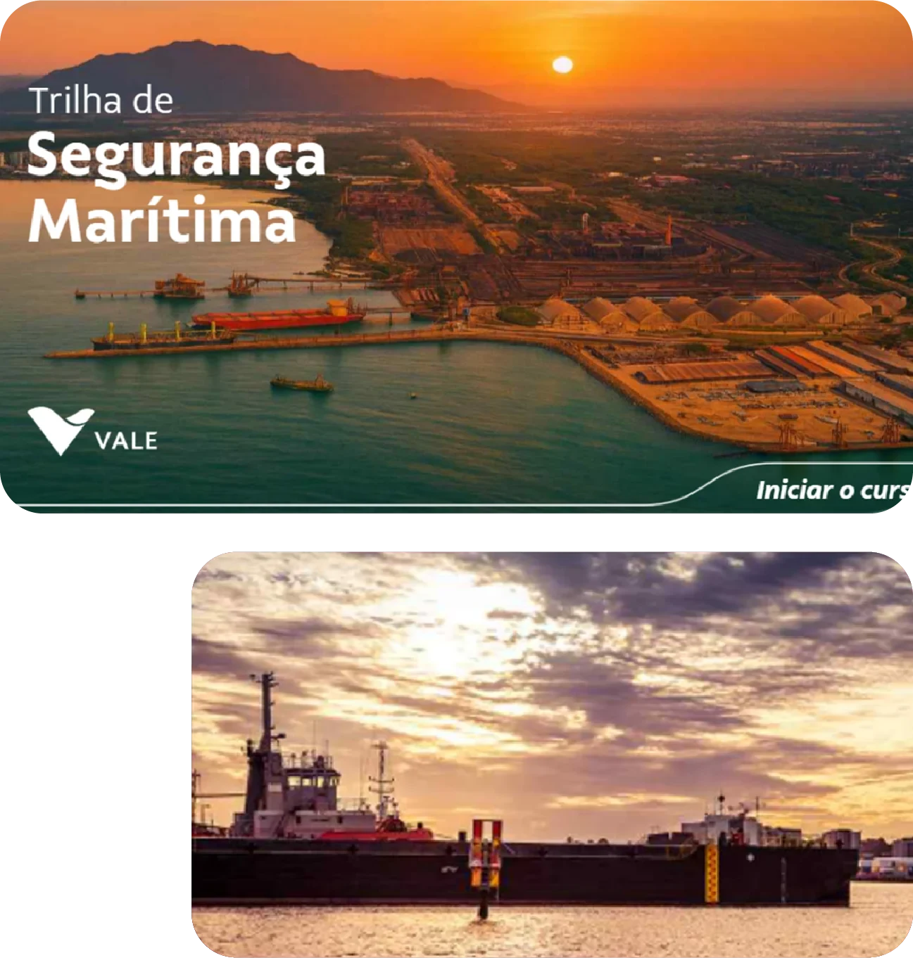 Telas do projeto TRILHA DE SEGURANÇA MARÍTIMA VALE